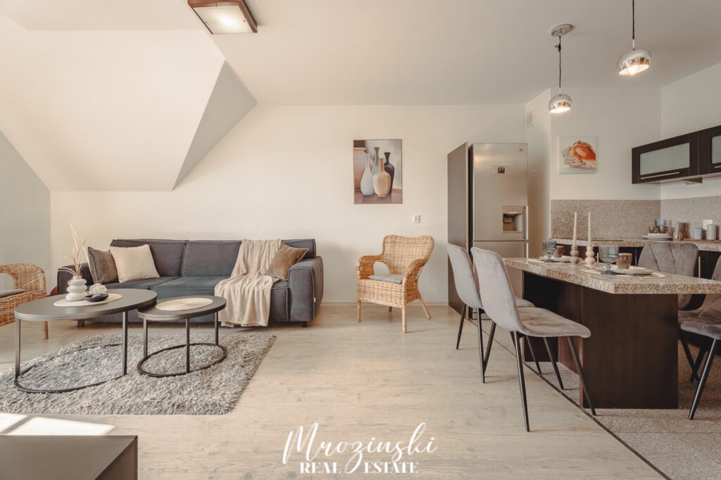 Dwupoziomowy apartament z widokiem na port – Ustka