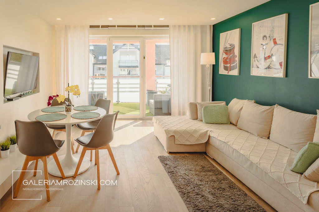 Apartament w Darłówku — osiedle Kropla Bałtyku